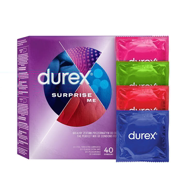 Kondomy Surprise Me Aveda - 40 ks Kondomy Surprise Me Aveda - 40 ks