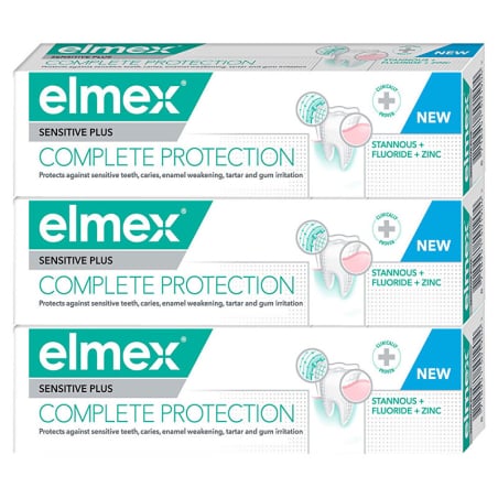 Zubní pasta Sensitive Plus Complete Protection Tripack Aveda - 3 x 75 ml