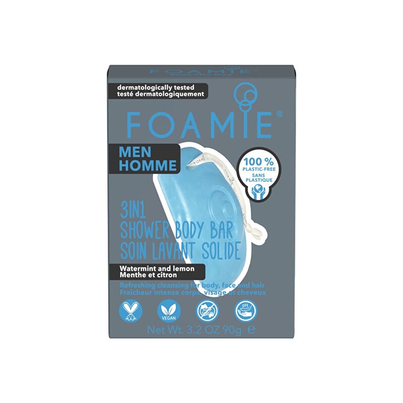 Pánská sprchová péče na obličej, tělo a vlasy Seas The Day (3 in 1 Shower Body Bar) Aveda - 90 g Pánská sprchová péče na obličej, tělo a vlasy Seas The Day (3 in 1 Shower Body Bar) Aveda - 90 g