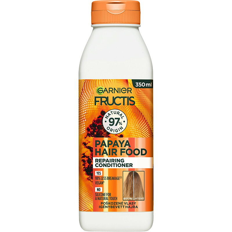 Regenerační kondicionér pro poškozené vlasy Fructis Hair Food (Papaya Repairing Conditioner) Aveda - 350 ml Regenerační kondicionér pro poškozené vlasy Fructis Hair Food (Papaya Repairing Conditioner) Aveda - 350 ml