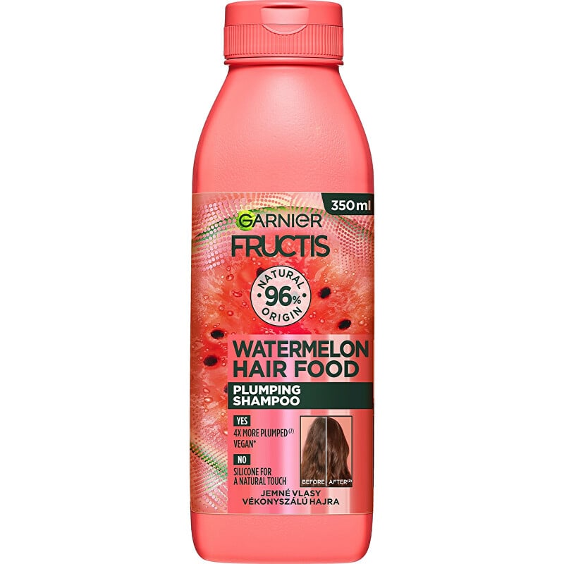 Jemný šampon pro objem vlasů Fructis Hair Food (Watermelon Plumping Shampoo) Aveda - 350 ml Jemný šampon pro objem vlasů Fructis Hair Food (Watermelon Plumping Shampoo) Aveda - 350 ml