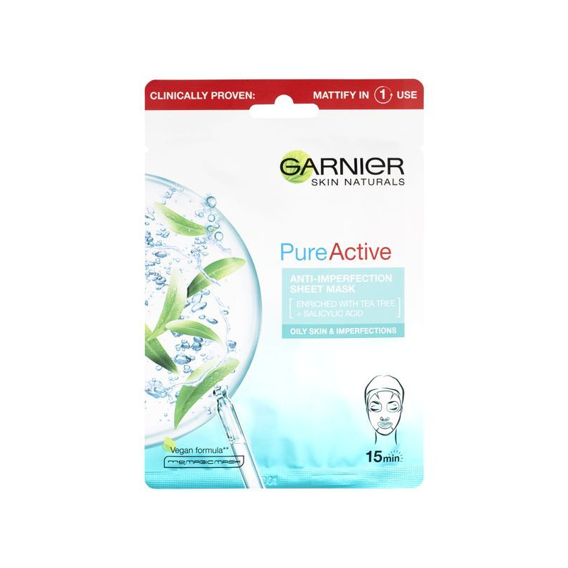 Hydratační textilní maska proti nedokonalostem čajovník a kyselina salicylová Skin Naturals Pure Active Aveda - 23 g Hydratační textilní maska proti nedokonalostem čajovník a kyselina salicylová Skin Naturals Pure Active Aveda - 23 g