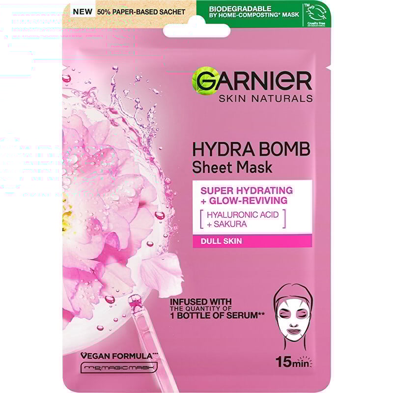 Oživující textilní maska s výtažkem ze sakury Skin Naturals (Hydra Bomb Sheet Mask) Aveda - 28 g Oživující textilní maska s výtažkem ze sakury Skin Naturals (Hydra Bomb Sheet Mask) Aveda - 28 g