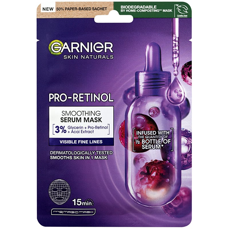 Vyhlazující plátýnková maska Skin Naturals Pro-Retinol (Smoothing Serum Mask) Aveda - 22 g Vyhlazující plátýnková maska Skin Naturals Pro-Retinol (Smoothing Serum Mask) Aveda - 22 g