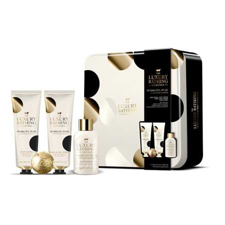 Dárková sada péče o tělo v plechovce Hruška & Nektarinkový květ Aveda - 4 ks