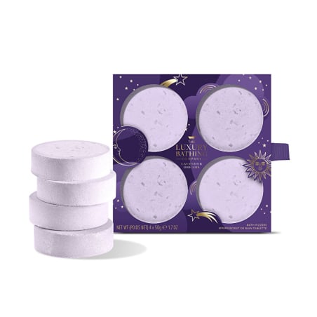 Dárková sada šumivých tablet do koupele Levandule Aveda - 4 x 50 g