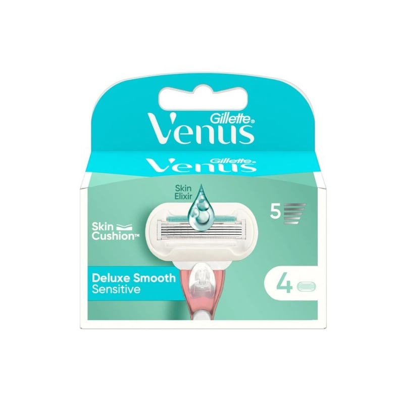 Náhradní hlavice Venus Extra Smooth Sensitive Aveda / Varianta: 4 ks - 4 ks Náhradní hlavice Venus Extra Smooth Sensitive Aveda / Varianta: 4 ks - 4 ks