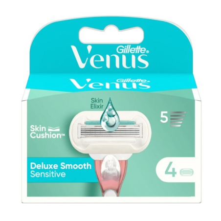 Náhradní hlavice Venus Extra Smooth Sensitive Aveda / Varianta: 4 ks - 4 ks