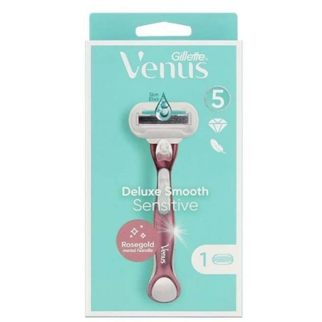 Holicí strojek Venus Extra Smooth Sensitive Rose Gold strojek + Aveda - 1 hlavice