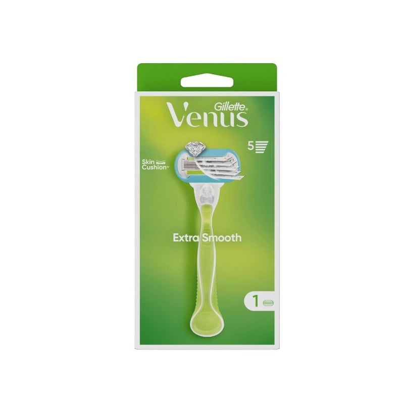 Dámský holicí strojek Venus Extra Smooth + Aveda - 1 hlavice Dámský holicí strojek Venus Extra Smooth + Aveda - 1 hlavice