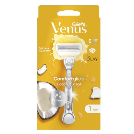 Dámský holicí strojek Venus Platinum Comfortglide Coconut + Aveda - 1 hlavice