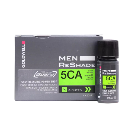 Tónovací pěna pro zakrytí šedin Men Reshade (5CA Cool Ash) 4 × Aveda - 20 ml