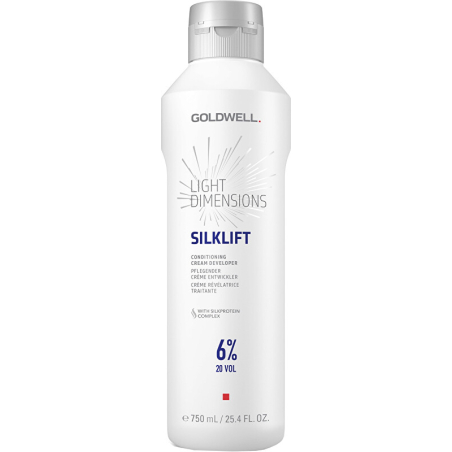 Krémový peroxid pro šetrné zesvětlování vlasů Light Dimensions SilkLift 6% (Conditioning Cream Developer) Aveda - 750 ml