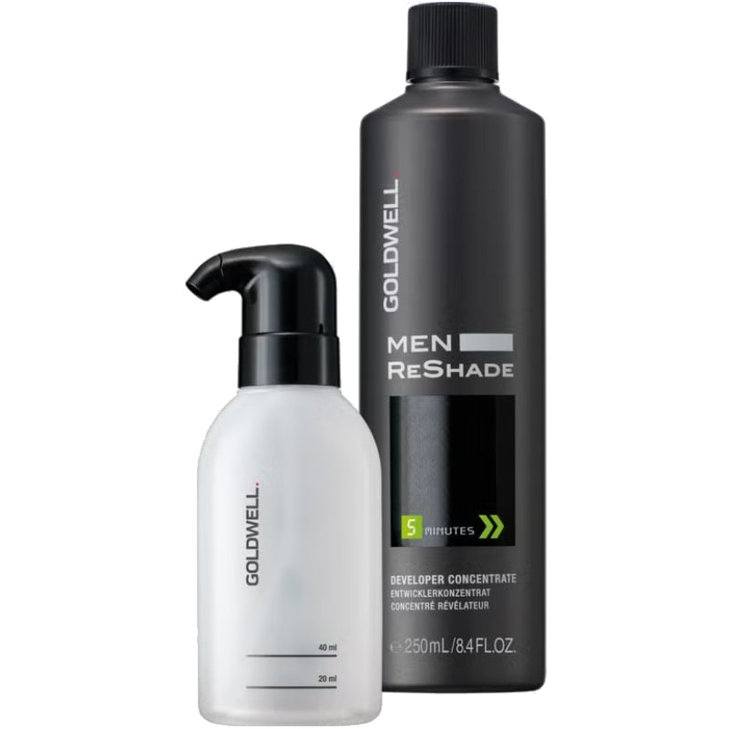 Sada pro tónování šedin u mužů Goldwell (Men ReShade Developer Concentrate & Applicator Set) Aveda - 250 ml Sada pro tónování šedin u mužů Goldwell (Men ReShade Developer Concentrate & Applicator Set) Aveda - 250 ml