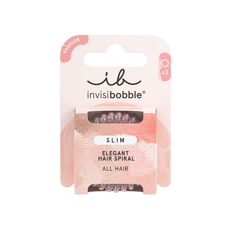 Gumička do vlasů Slim Pink Monocle Aveda - 3 ks Gumička do vlasů Slim Pink Monocle Aveda - 3 ks