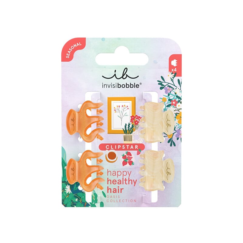 Skřipec do vlasů Clipstar XS Oasis Petit Citrus Aveda - 4 ks