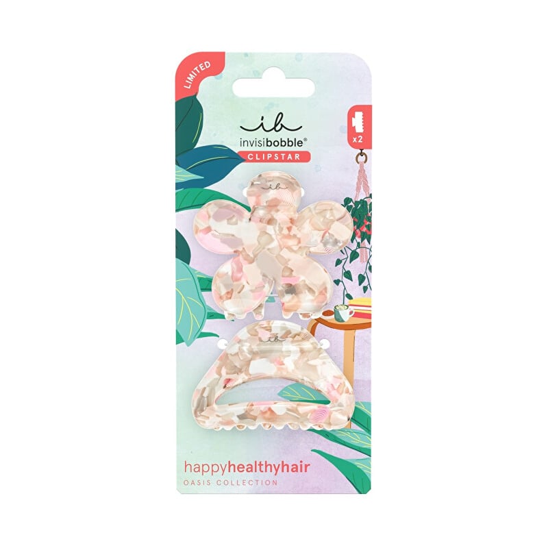 Skřipec do vlasů Clipstar Oasis Refreshed Bloom M Aveda - 2 ks