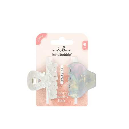 Skřipec do vlasů Clipstar Pearly Frost M Aveda - 2 ks