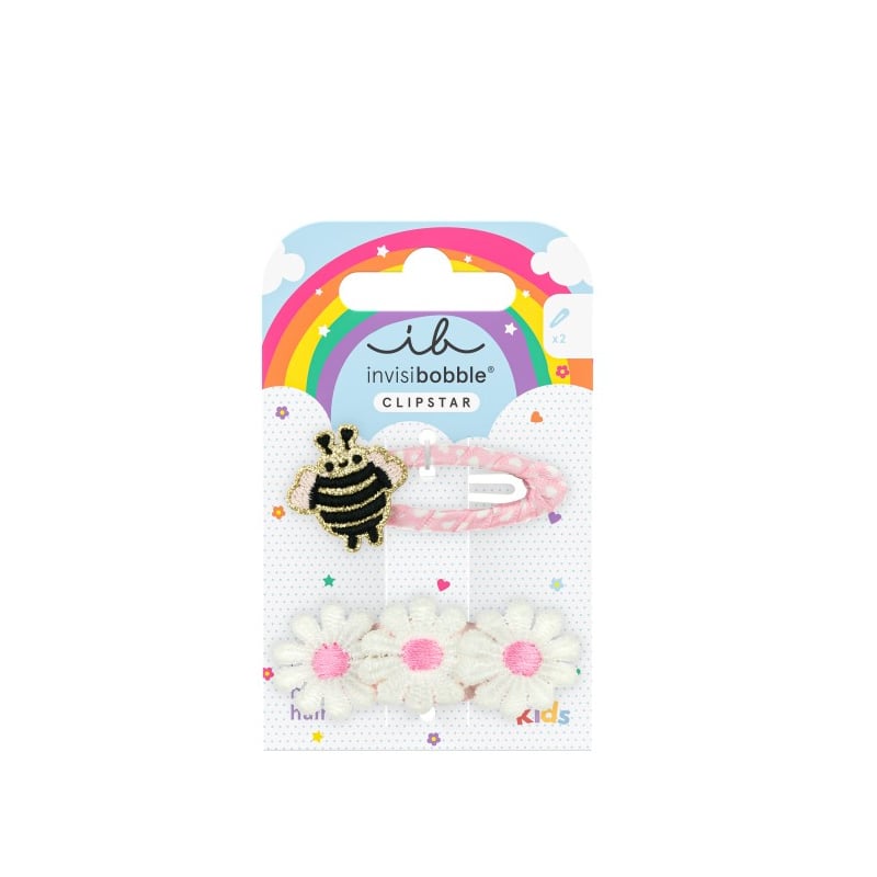 Sponka do vlasů Snap Clip Kids Happy Spring Bee Aveda - 2 ks