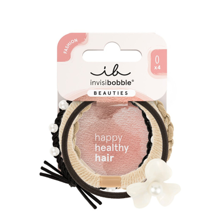 Gumička do vlasů Beauties Flower Pearl Aveda - 4 ks