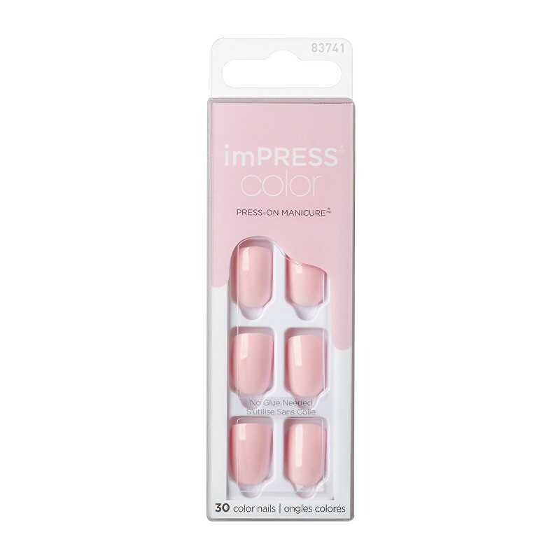 Samolepící nehty imPRESS Color Pick Me Pink Aveda - 30 ks