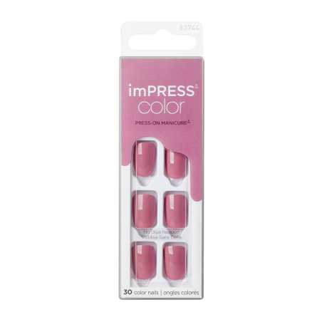 Samolepící nehty imPRESS Color Petal Pink Aveda - 30 ks