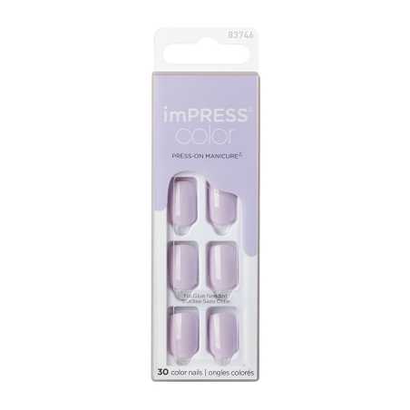 Samolepící nehty imPRESS Color Picture Purplect Aveda - 30 ks