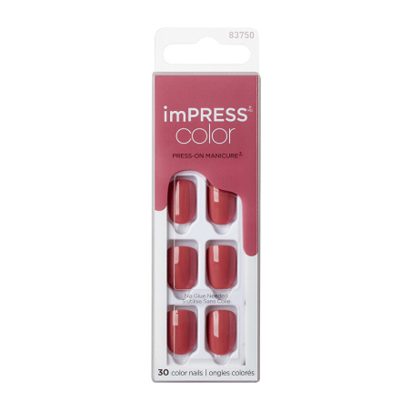 Samolepící nehty imPRESS Color Platonic Pink Aveda - 30 ks
