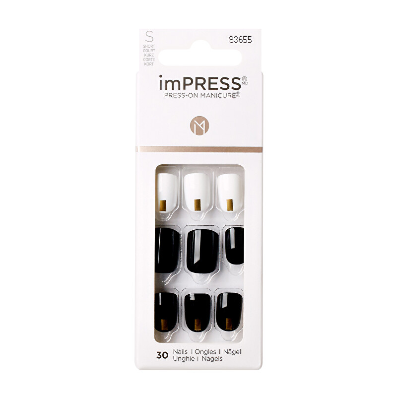 Samolepící nehty imPRESS Nails Midnight Drive Aveda - 30 ks Samolepící nehty imPRESS Nails Midnight Drive Aveda - 30 ks