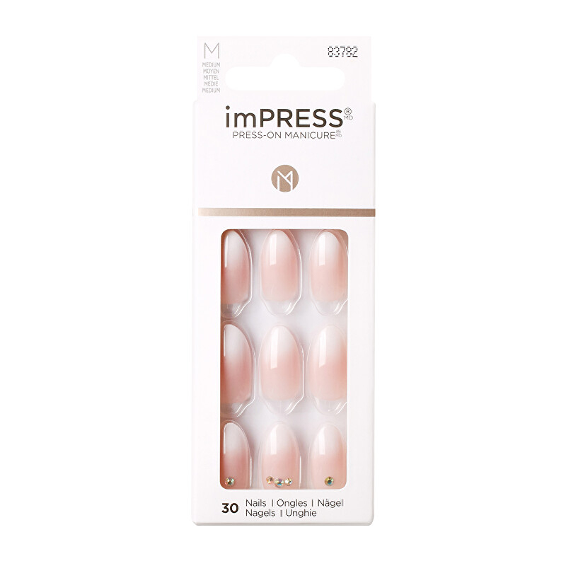 Samolepící nehty imPRESS Medium Awestruck Aveda - 30 ks Samolepící nehty imPRESS Medium Awestruck Aveda - 30 ks