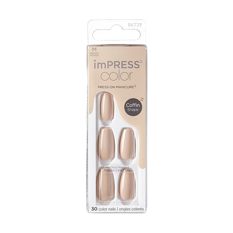 Samolepící nehty imPRESS Color MC Latte Aveda - 30 ks Samolepící nehty imPRESS Color MC Latte Aveda - 30 ks