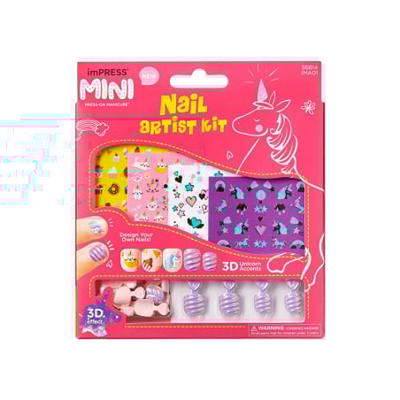 Samolepící nehty pro děti imPRESS Kids Nail Artist Kit Aveda