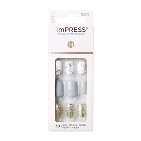 Samolepící nehty imPRESS Knock Out Aveda - 30 ks