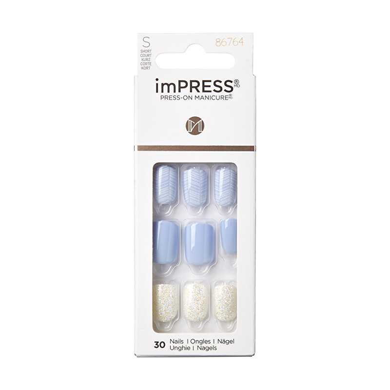 Samolepící nehty imPRESS Nails Lavender Whisper Aveda - 30 ks