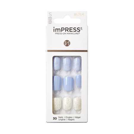 Samolepící nehty imPRESS Nails Lavender Whisper Aveda - 30 ks
