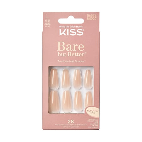 Nalepovací nehty Bare but Better Nails / Nude Drama Aveda - 28 ks