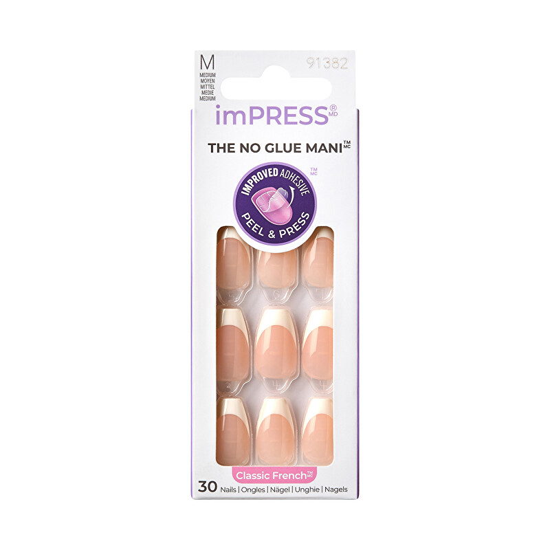 Samolepící nehty ImPRESS Nails / Ideal Aveda - 30 ks Samolepící nehty ImPRESS Nails / Ideal Aveda - 30 ks