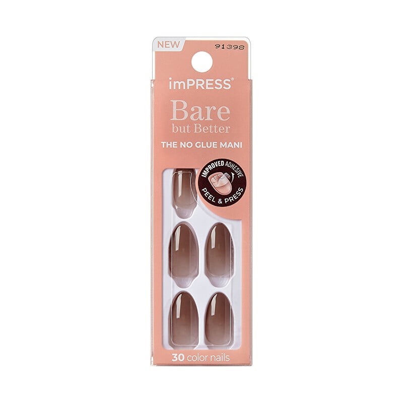 Nalepovací nehty ImPRESS Bare but Better MA / Cozy Aveda - 30 ks Nalepovací nehty ImPRESS Bare but Better MA / Cozy Aveda - 30 ks