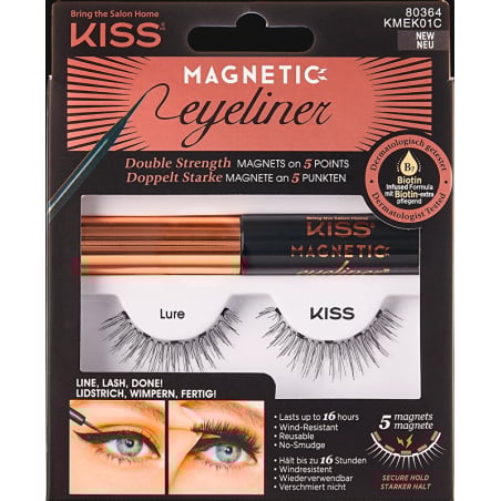 Magnetické umělé řasy s očními linkami 01 Lure (Magnetic Eyeliner & Lash Kit) Aveda