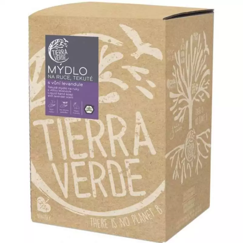 Tekuté mýdlo na ruce s vůní levandule Tierra Verde - 5000 ml Tekuté mýdlo na ruce s vůní levandule Tierra Verde - 5000 ml