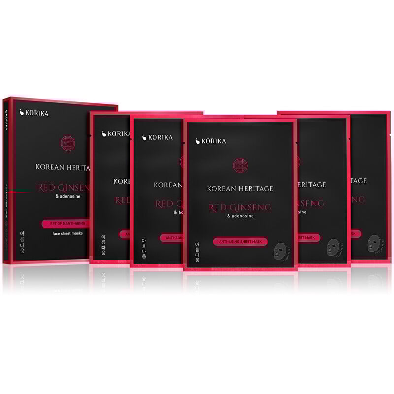 Sada plátýnkových masek proti stárnutí Korean Heritage 5 × Aveda - 25 g Sada plátýnkových masek proti stárnutí Korean Heritage 5 × Aveda - 25 g