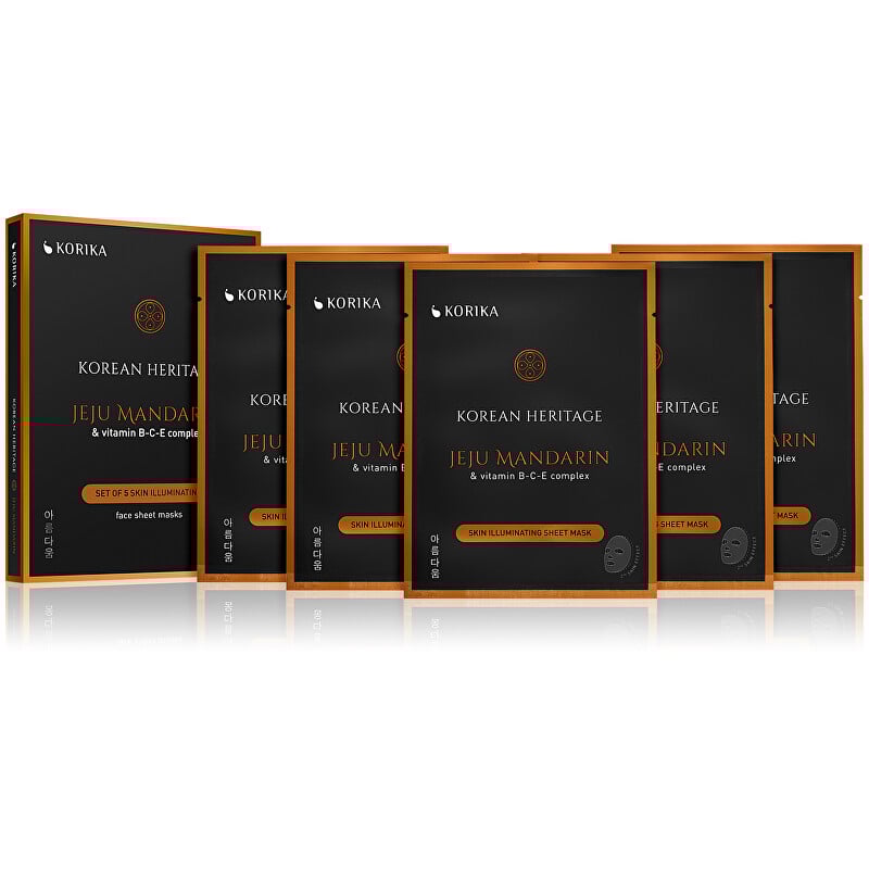 Sada rozjasňujících plátýnkových masek Korean Heritage 5 × Aveda - 25 g Sada rozjasňujících plátýnkových masek Korean Heritage 5 × Aveda - 25 g