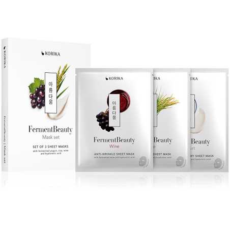 Sada plátýnkových masek FermentBeauty Mask Set Aveda
