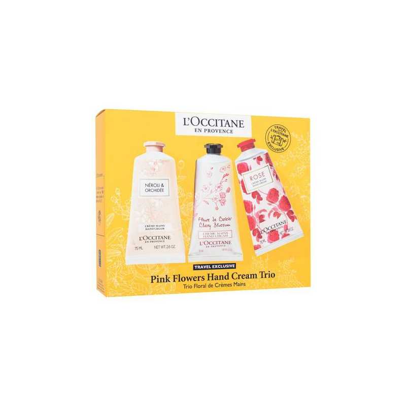 Dárková sada krémů na ruce Pink Flowers Hand Cream Trio Aveda