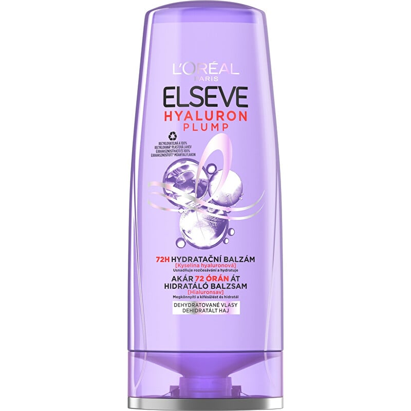 Hydratační balzám na vlasy s kyselinou hyaluronovou Elseve Hyaluron Plump 72H (Hydrating Balm) Aveda - 200 ml Hydratační balzám na vlasy s kyselinou hyaluronovou Elseve Hyaluron Plump 72H (Hydrating Balm) Aveda - 200 ml