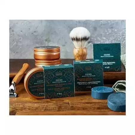 Pánské tuhé mýdlo na holení vousů N°06 Officina Naturae - 50 g