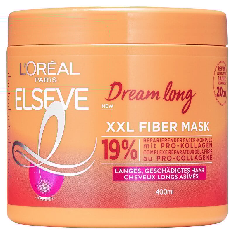 Obnovující maska na vlasy Elseve Dream Long XXL Fiber (Mask) Aveda - 400 ml Obnovující maska na vlasy Elseve Dream Long XXL Fiber (Mask) Aveda - 400 ml
