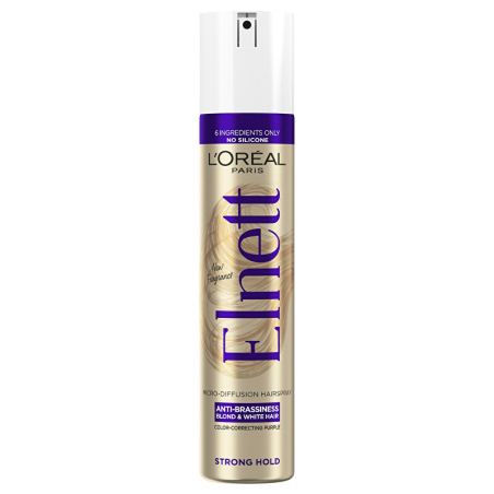 Mikrodifuzní lak na vlasy pro blond a bílé vlasy Elnett Aveda - 300 ml