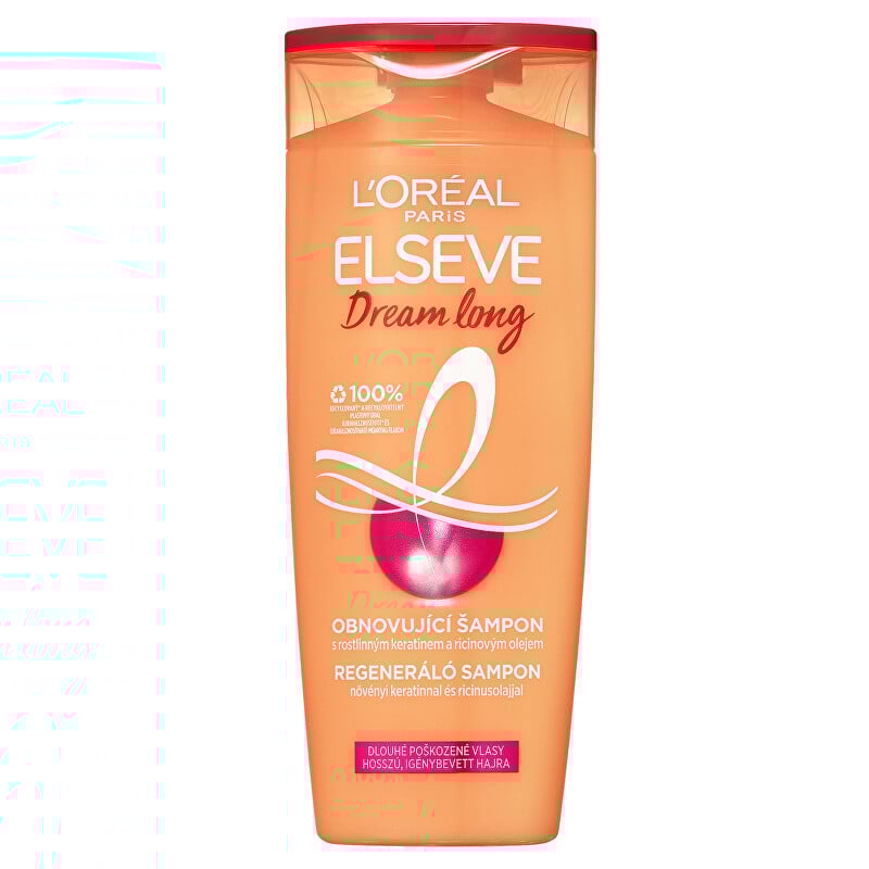 Obnovující šampon pro poškozené dlouhé vlasy Elseve Dream Long (Shampoo) 250 ml / náhradní náplň Aveda Obnovující šampon pro poškozené dlouhé vlasy Elseve Dream Long (Shampoo) 250 ml / náhradní náplň Aveda