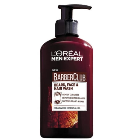 Gel na vousy, tvář a vlasy Barber Club Gel 3v1 (Beard, Face & Hair Wash) Aveda - 200 ml